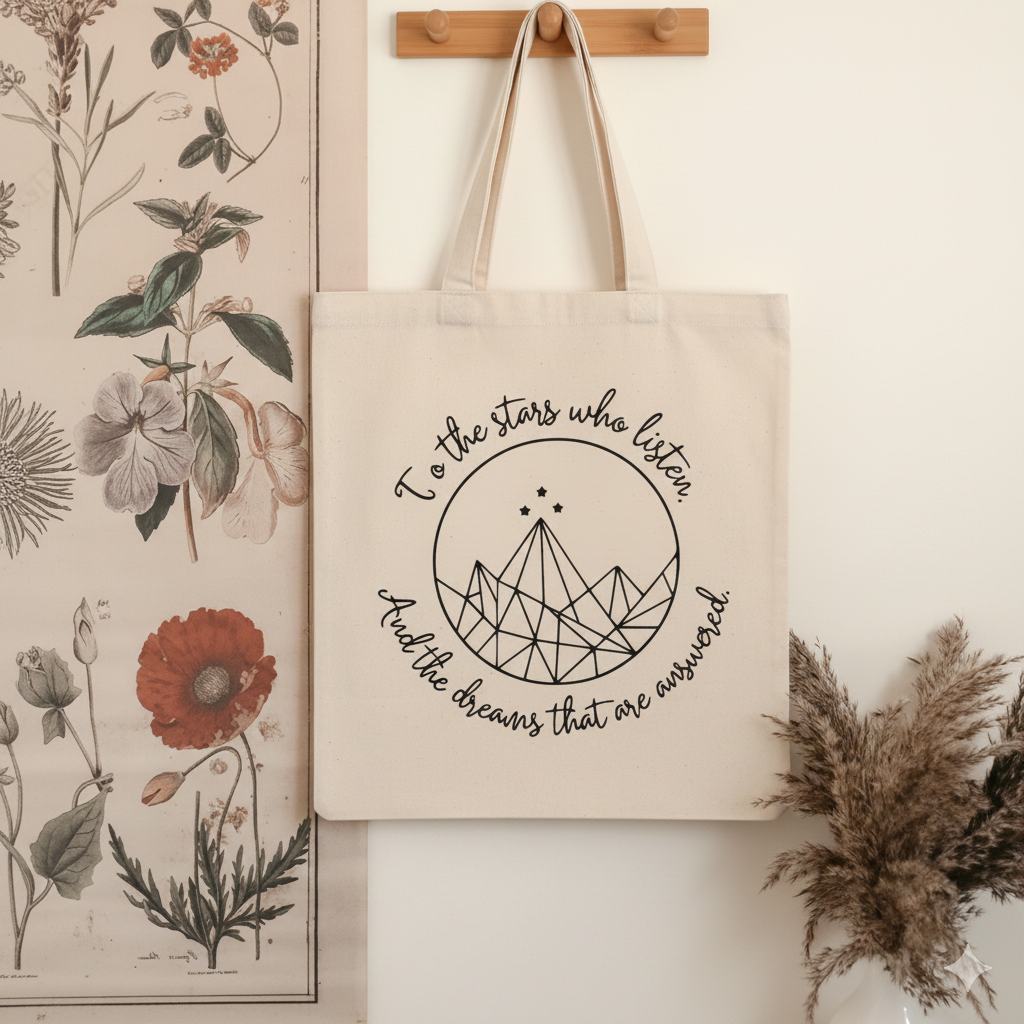 Totebag Estrellas y Sueños