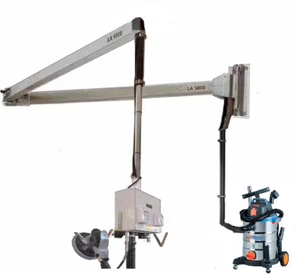 Braccio aspirazione BA3 con aspiratore | Falegnameria e carrozzeria – RDP Systems