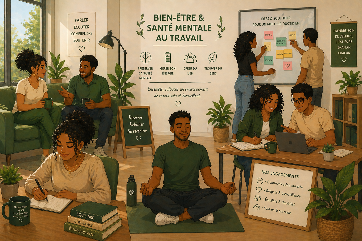 Santé mental et bien être au travail