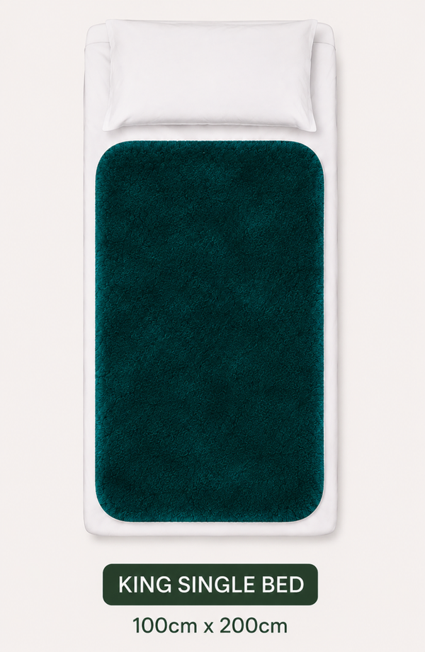 King Single Bed Medical Sheepskin overlay