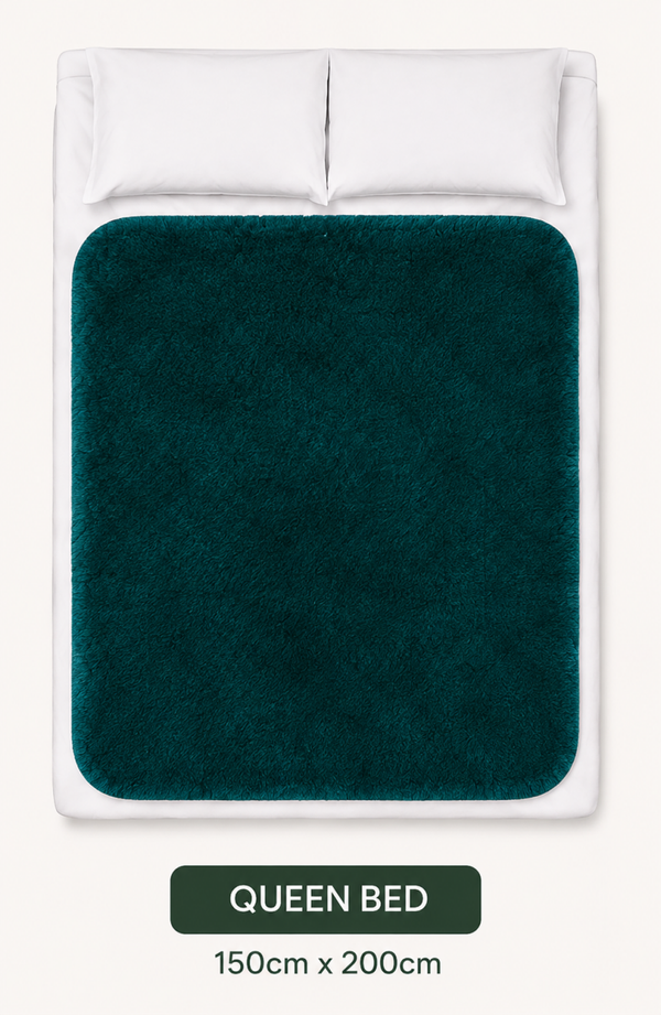 Queen Bed Medical Sheepskin overlay