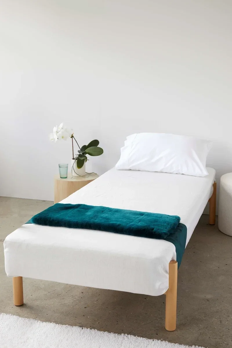 Medical Sheepskin Foot Rest overlay