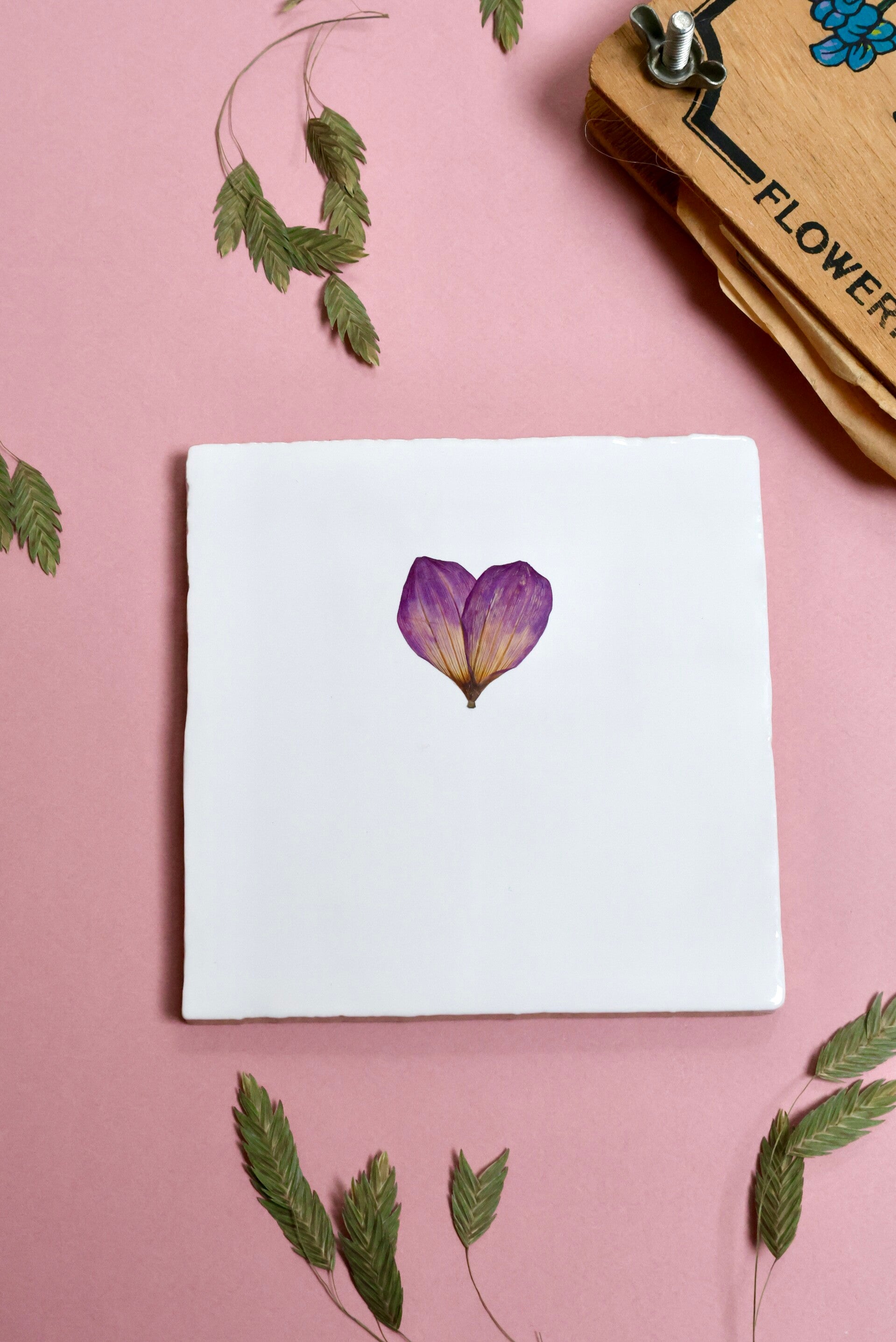 Tegeltje "Love is in the air" PAARS