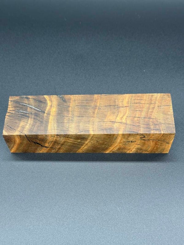 Kantel Eiche Wurzel schwarz stabilisiert 135mm x 32mm x 38mm #4