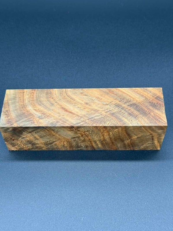 Kantel Eiche Wurzel schwarz stabilisiert 135mm x 38mm x 38mm #8