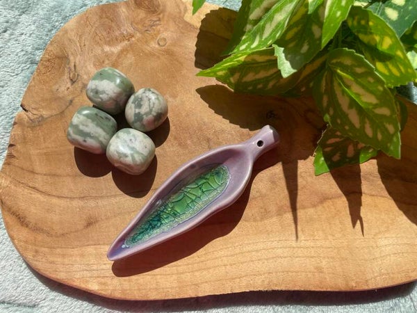 Groene Kersenbloesem Agaat Trommelstenen