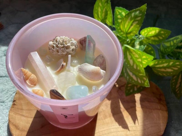 Altaar Kaars "Coral"