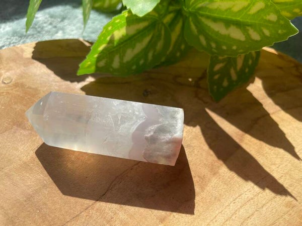 Lichtblauwe Chalcedoon / Blauw Agaat Obelisk