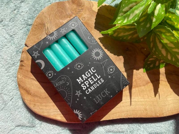 Spell Kaarsjes (12st) Turquise