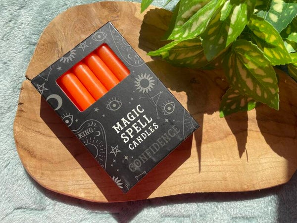 Spell Kaarsjes (12st) Oranje