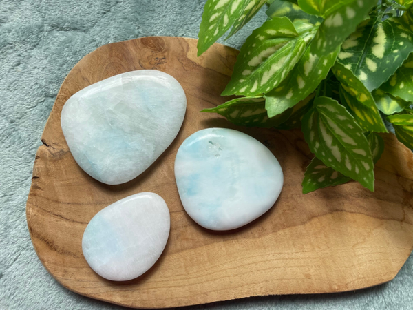 Xl Chinese Larimar / Hemimorfiet Oplegstenen