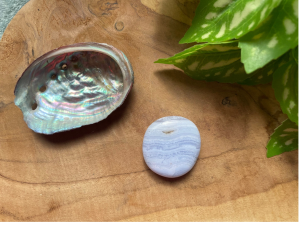 Chalcedoon / Blue Lace Agaat Oplegsteen