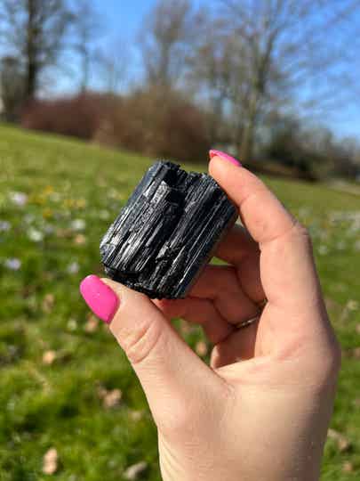 Zwarte Toermalijn Ruw