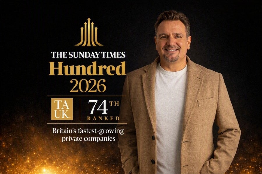 Neil Hughes of TAUK ranked 74th in The Sunday Times Hundred 2026 list of Britain’s fastest‑growing private companies