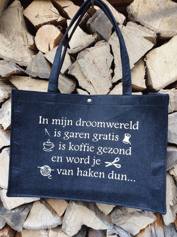 Viltentas met eigen text
