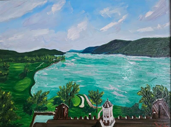 Beautiful  view on Otsego lake