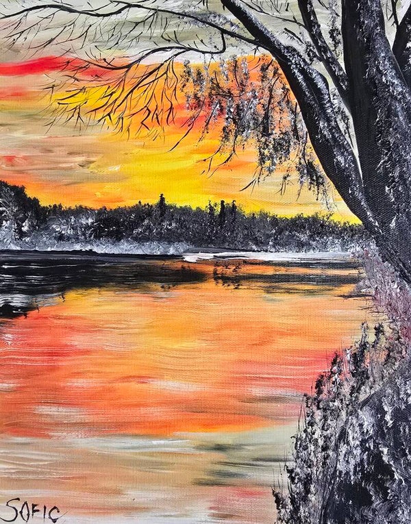 Winter  sunset