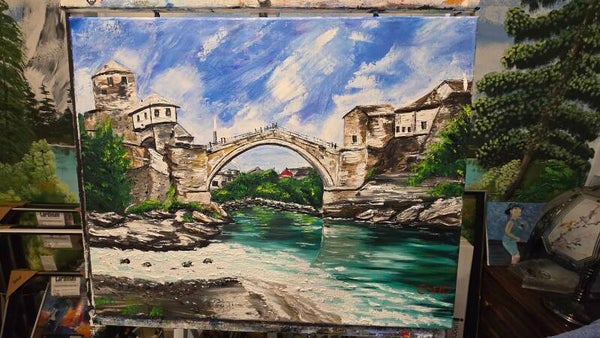 Bridge  over the river, Mostar