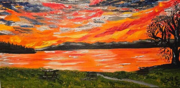 Summer  sunset on Glimmerglass