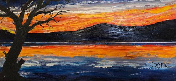 Sunset  on Glimmerglass