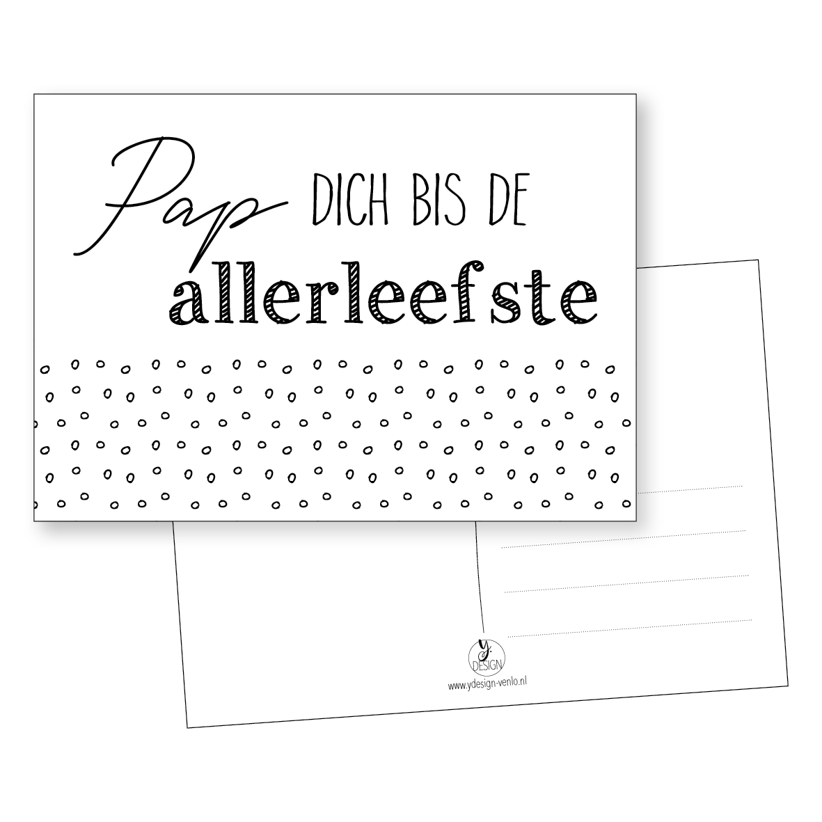 Pap, dich bis de allerleefste