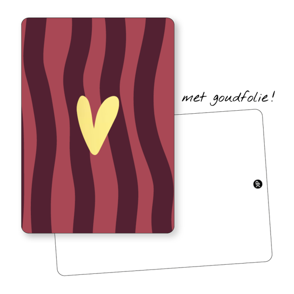 Golden hertje gestreept