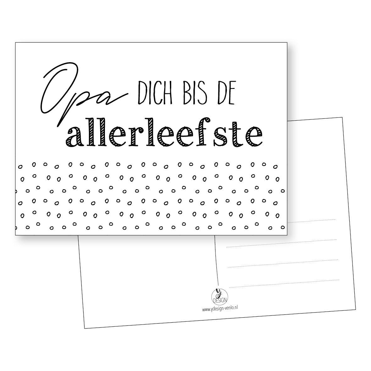 Opa, dich bis de allerleefste