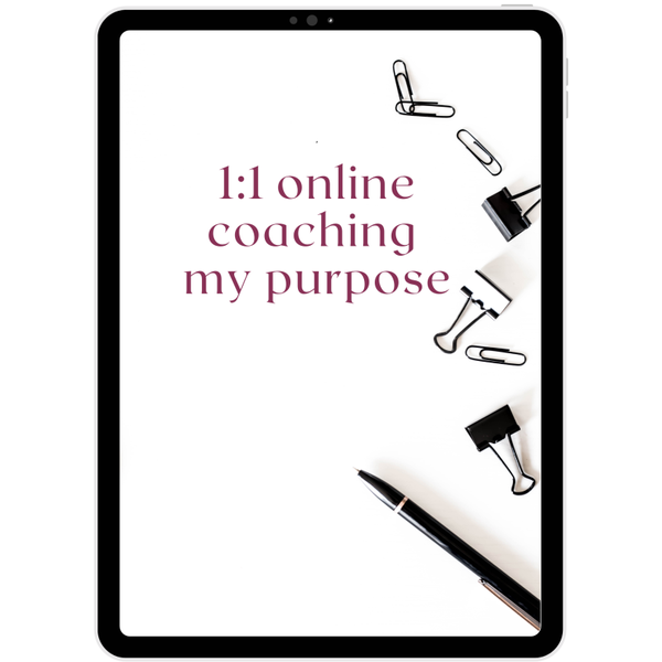 1:1 online coaching my purpose