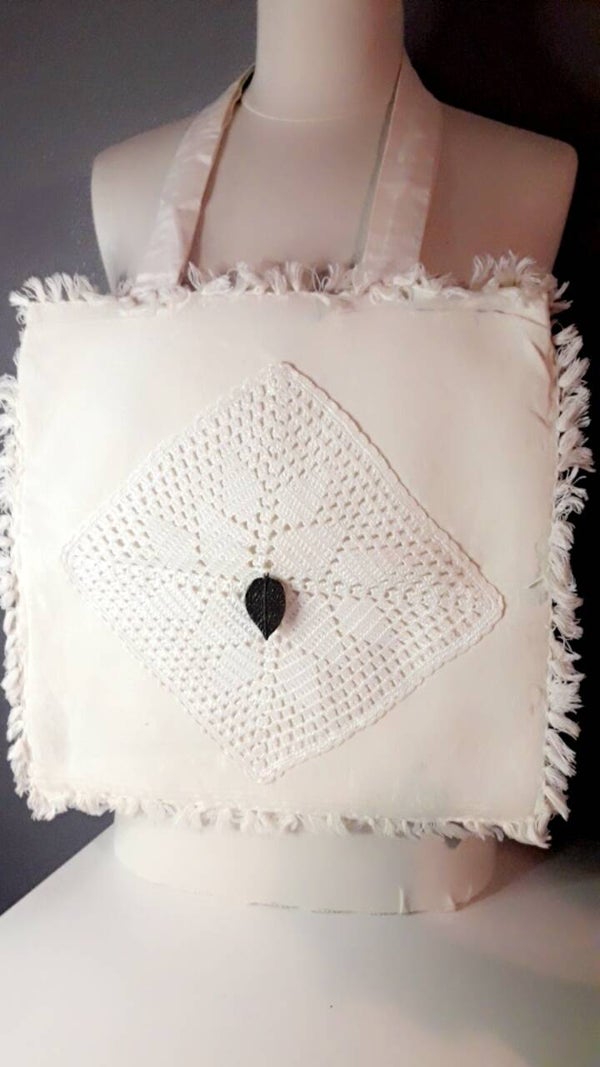 Sac shabby et son napperon