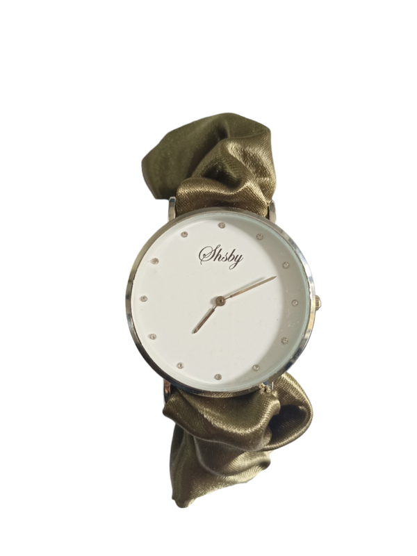 Montre chouchou kaki