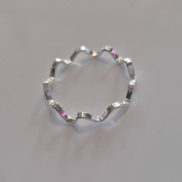 Ring Curl Zilver