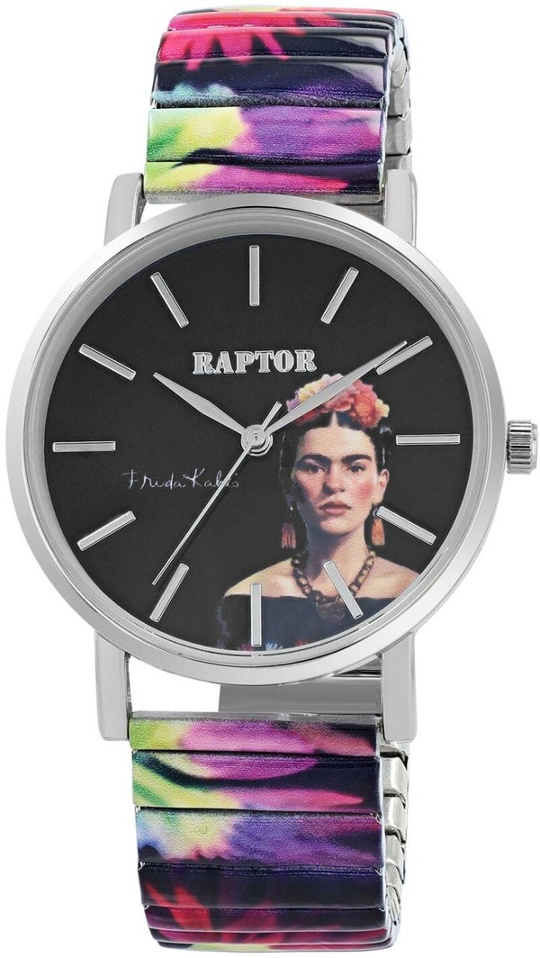 Raptor Damenarmbanduhr "Frida Kahlo Edition" mit Zugband.