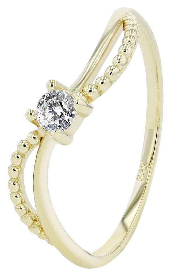 333/- Gold Ring "Delanie" , 8 Karat, Gelbgold, Gr. 52
