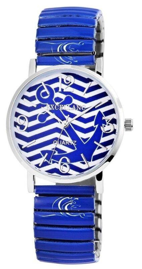 Excellanc Damenarmbanduhr mit Edelstahlzugband