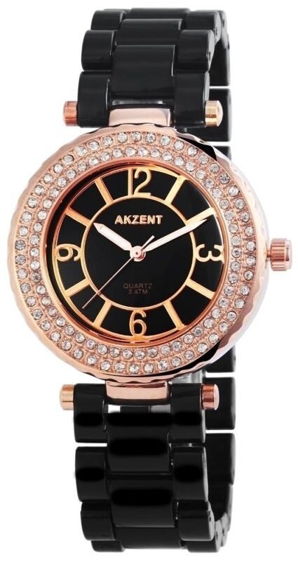 Akzent Damenuhr mit Kunststoffarmband SS8181000011