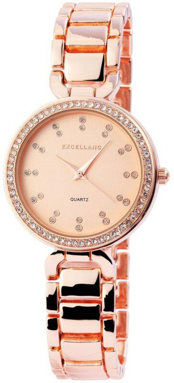 Excellanc Damenuhr mit Metallarmband