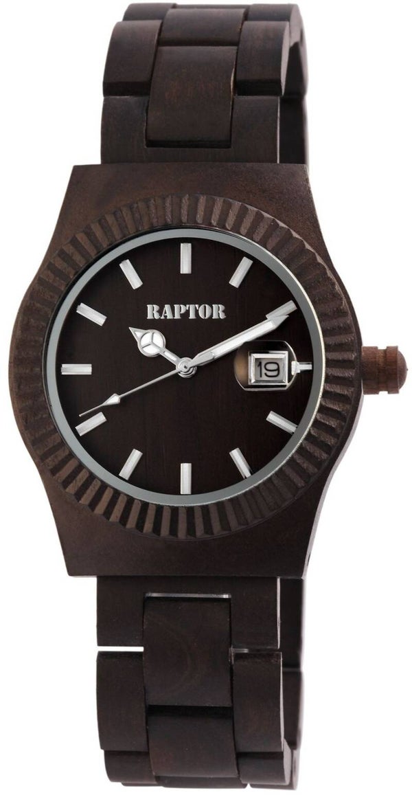 Raptor Damenuhr "Earthy" mit Sandelholzarmband