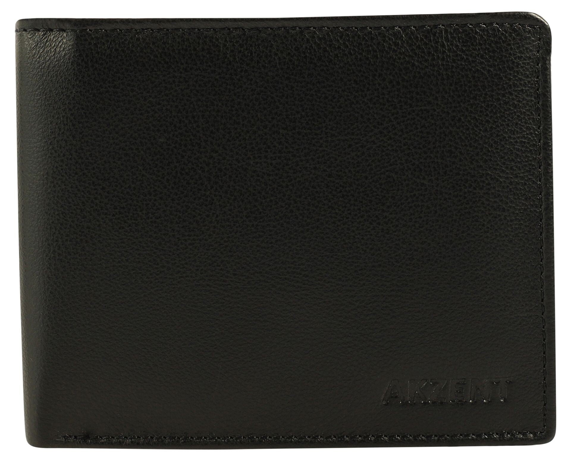 Akzent Echt Leder Geldbörse, braun