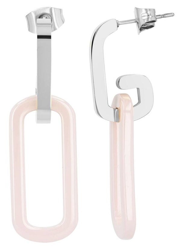 Akzent Edelstahl-Keramik Ohrringe 5050836-001