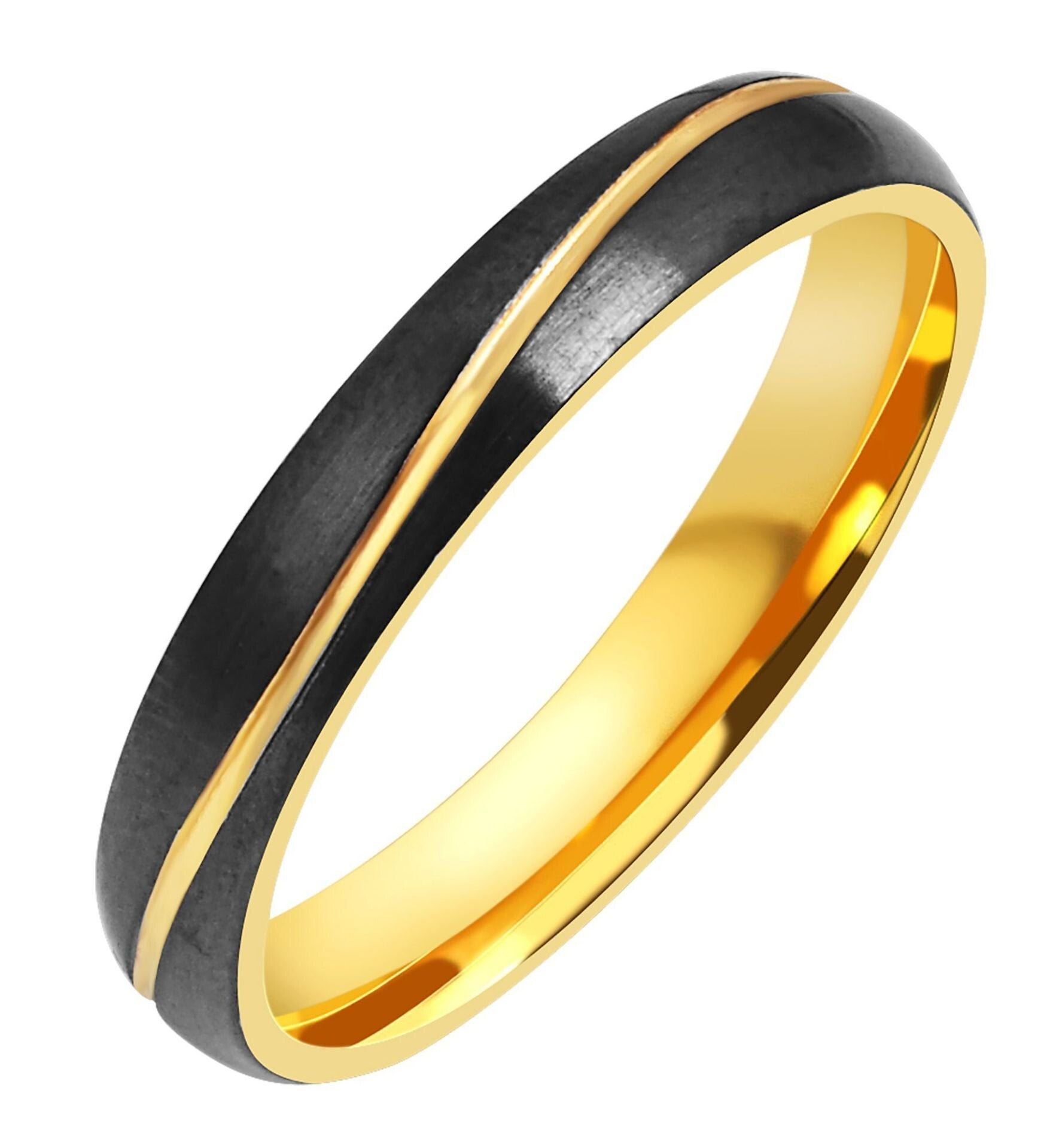 "Arvid" Akzent Herren-Partnering Edelstahl, bicolor 5080205-72