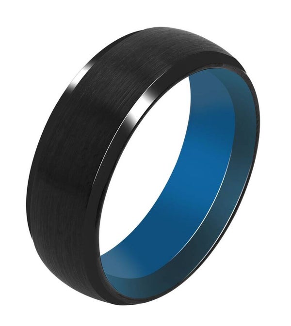 "Charcoal" Herrenring aus Tungsten  5070098-68