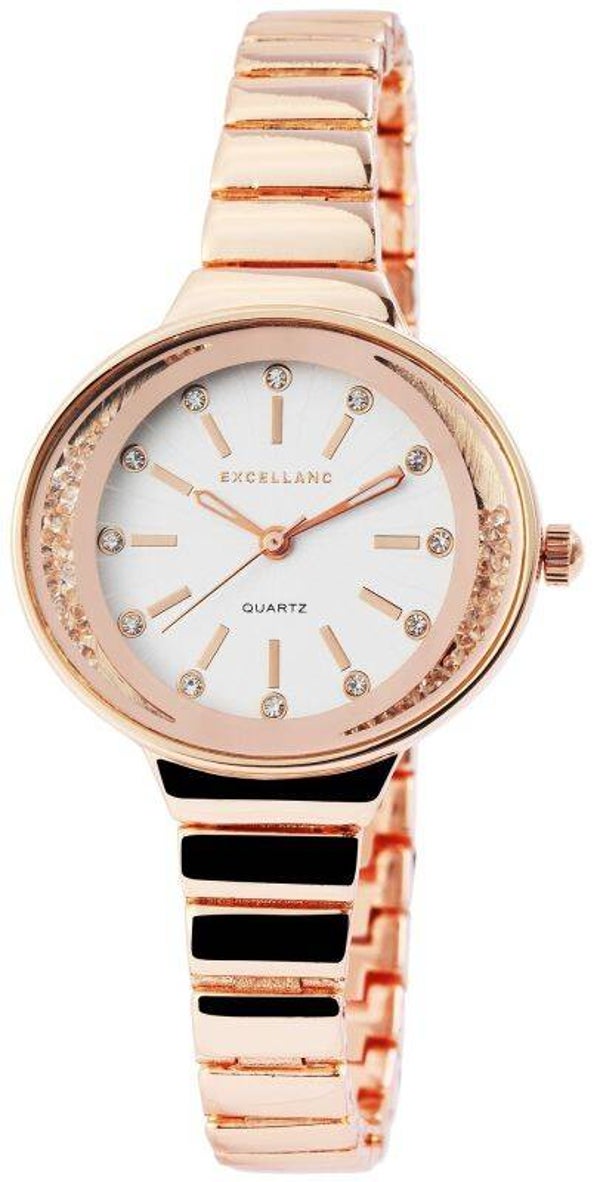 Excellanc Damenuhr mit Metallarmband