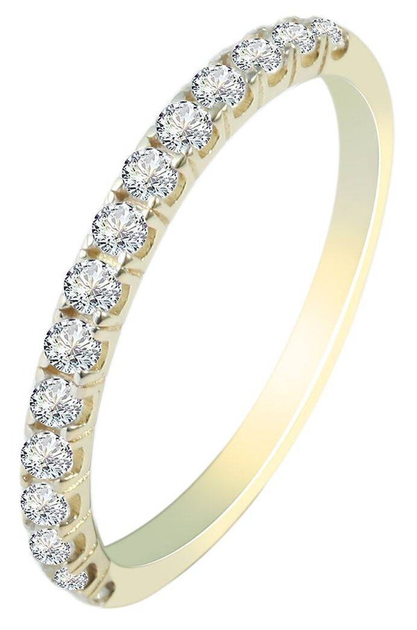 333/- Gold Ring "Alison" mit Zirkoniabesatz, Gelbgold, 8 Karat, Gr. 50