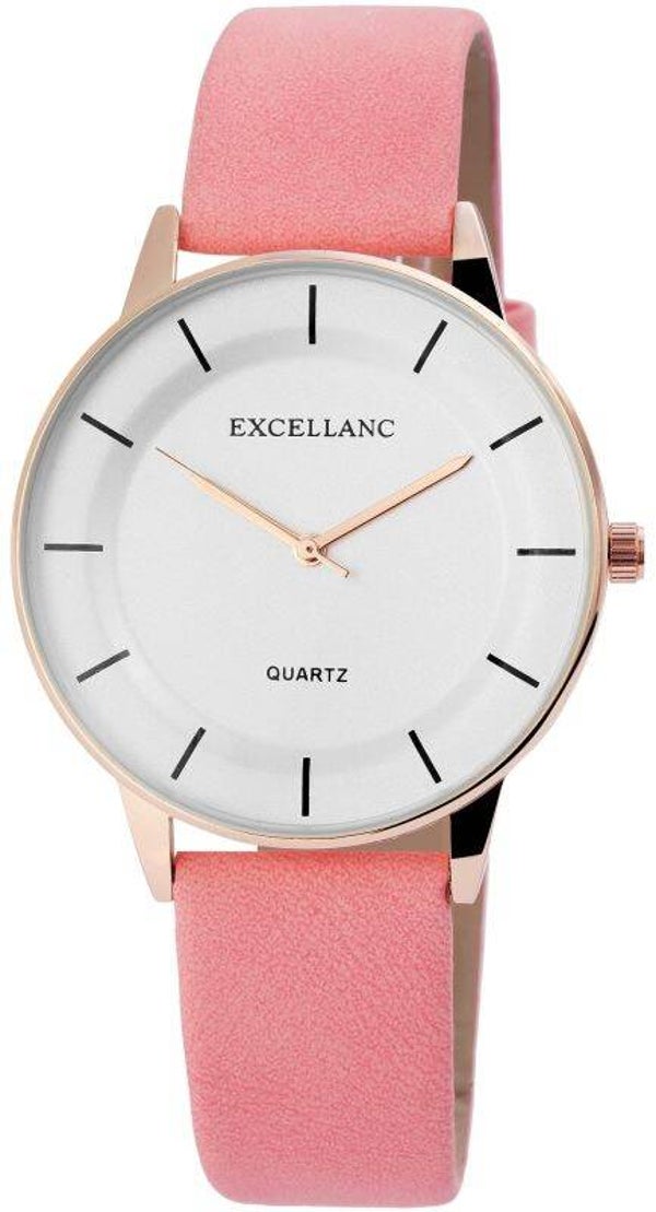 Excellanc DAMEN Lederimitations Armbanduhr