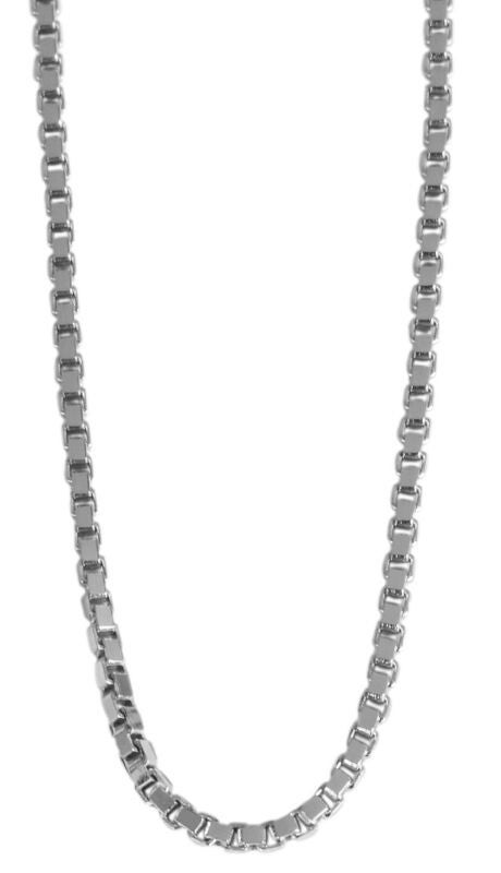 "Samir", 925/rh Echt Silber Kette, silberfarben, 42 cm