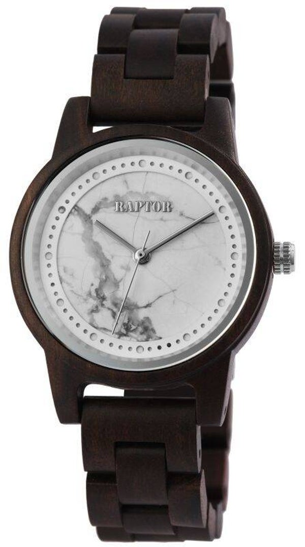 Raptor Damenarmbanduhr "Rock Nature" aus Sandelholz