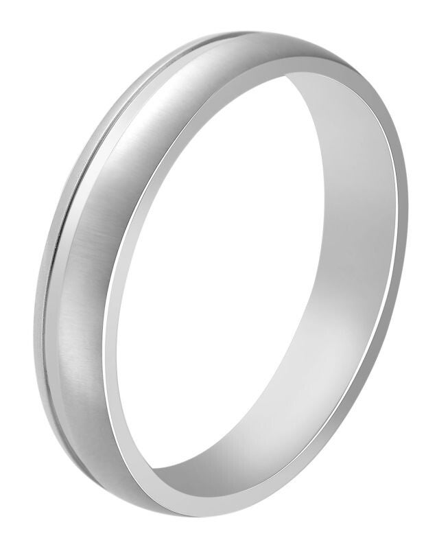 Akzent Herren-Partnerring, Edelstahl, silberfarben, Gr. 70  5080235-70