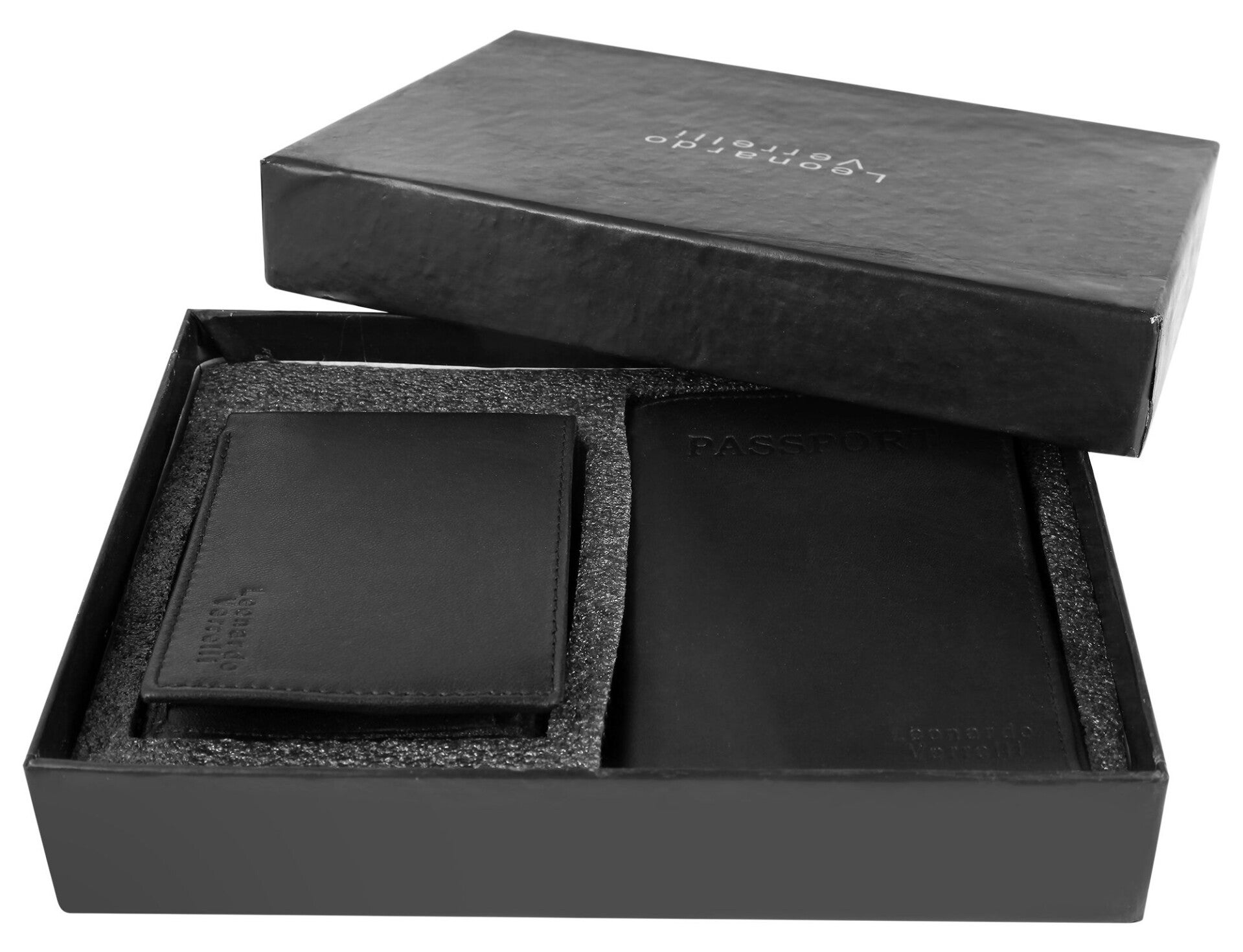 Leonardo Verrelli Geschenkset mit Geldbörse und Ausweismappe