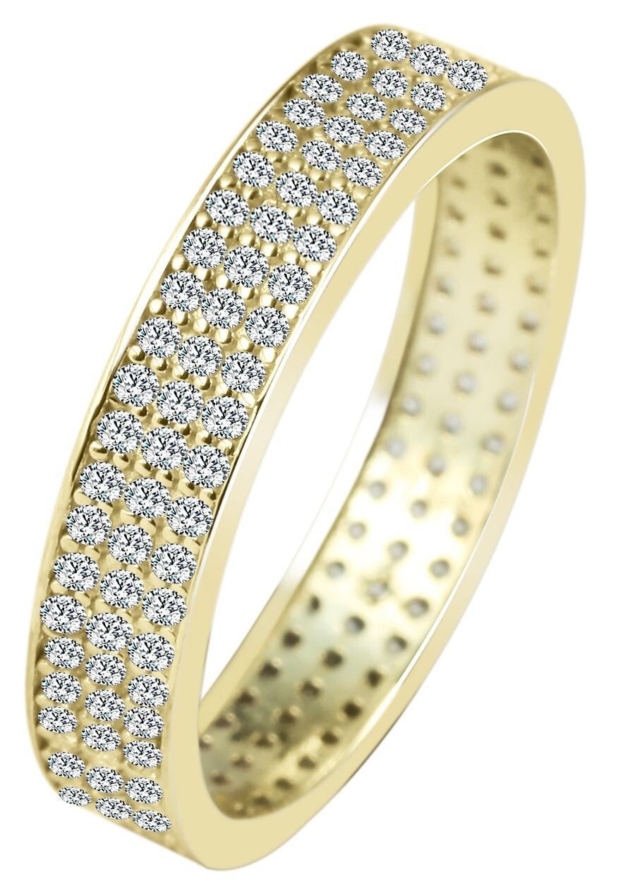 333/- Gold Ring "Sarina" mit Zirkoniabesatz, Gelbgold, 8 Karat