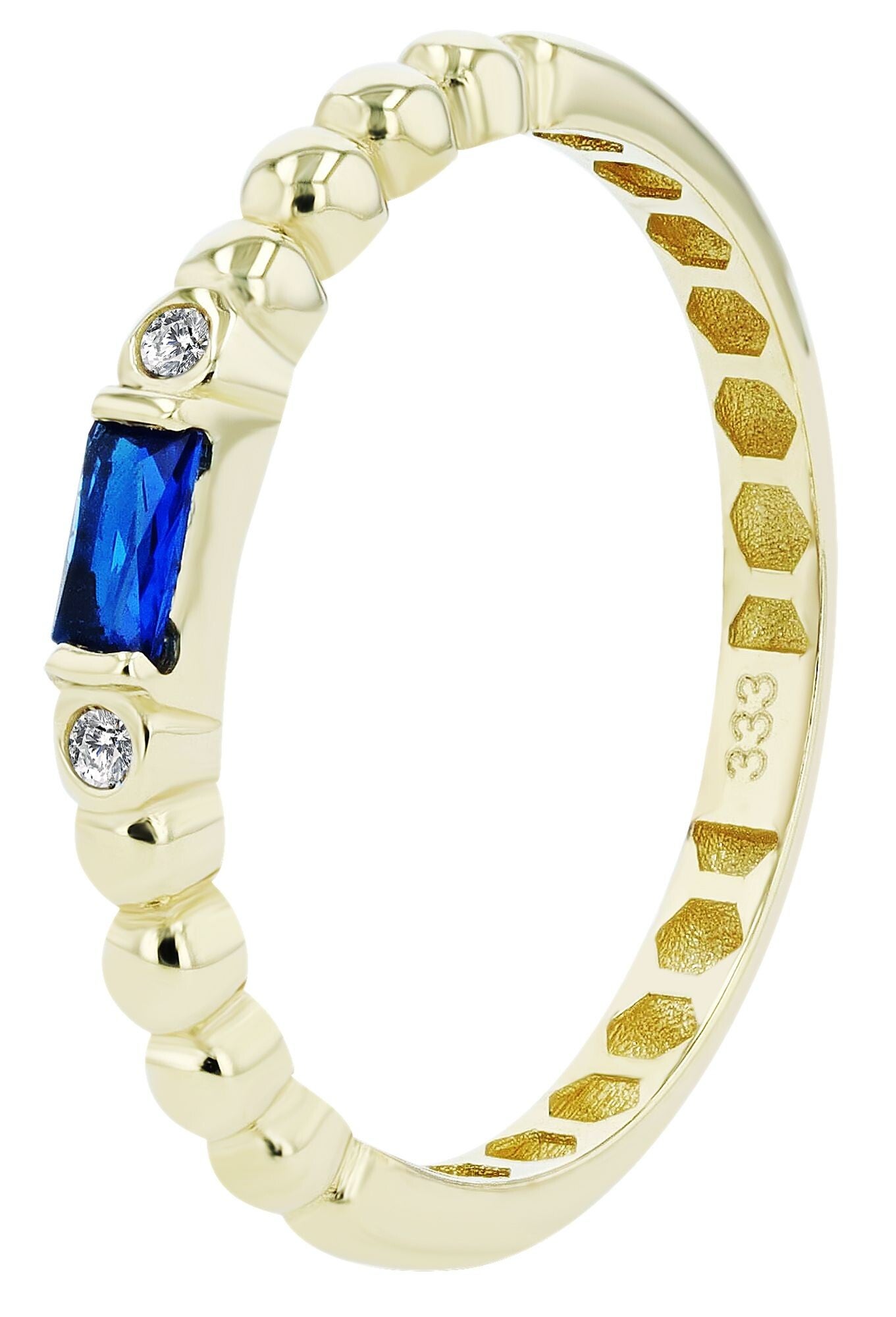 333/- Gold Ring "Petrea" mit Zirkonia, 8 Karat, Goldfarbig